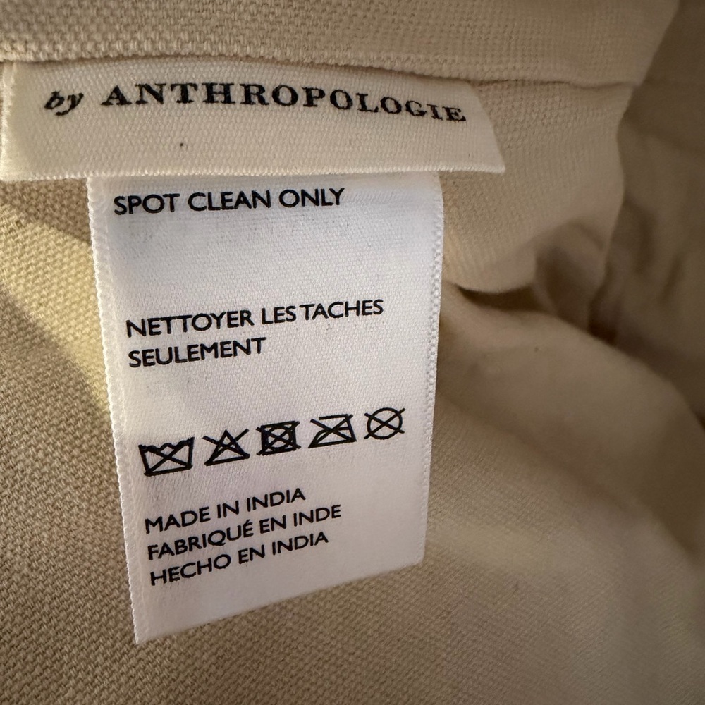 SOLD OUT New Anthropologie Floral Quilted Tote - Cream and Green - Picture 4 of 7